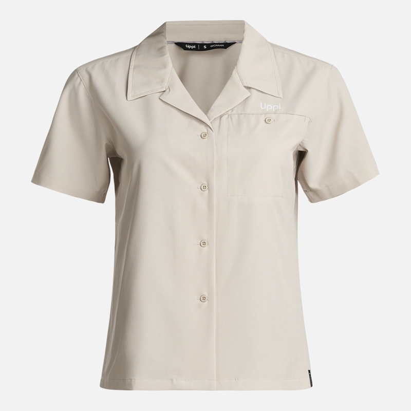 CAMISA MUJER  MURALLON Q- DRY SHIRT CREMA LIPPI - 1