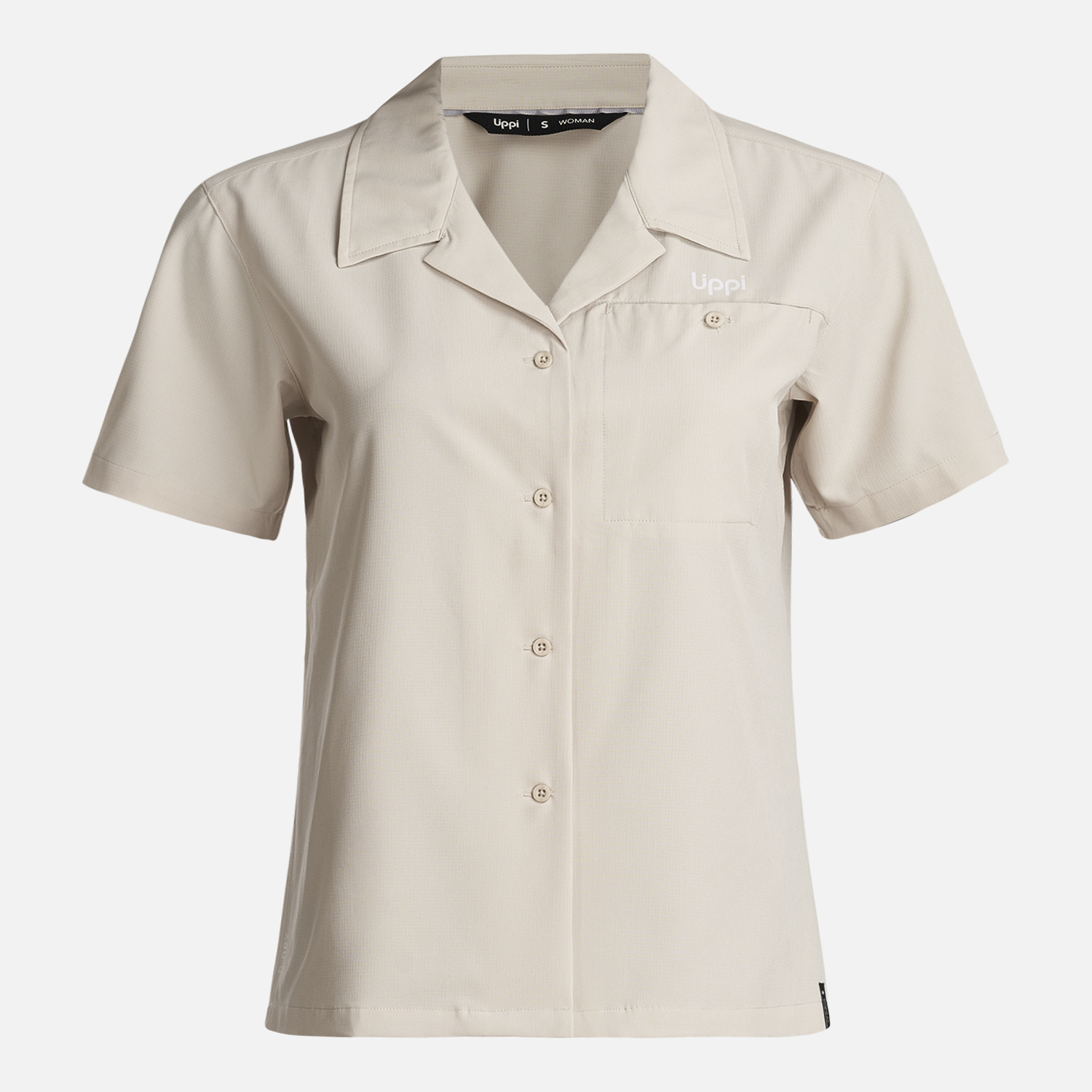 CAMISA MUJER MURALLON Q- DRY SHIRT CREMA LIPPI - 1