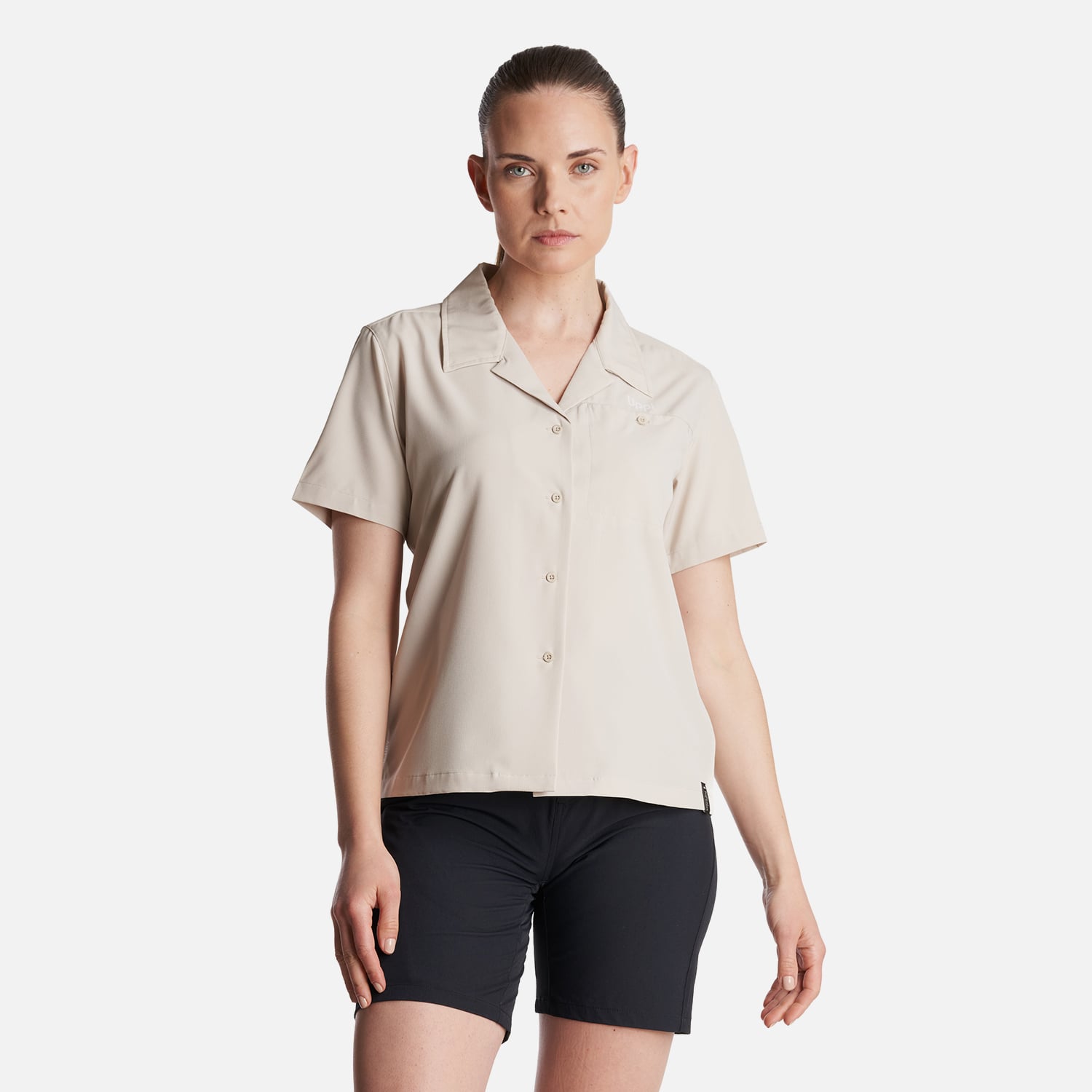 CAMISA MUJER MURALLON Q- DRY SHIRT CREMA LIPPI - 2
