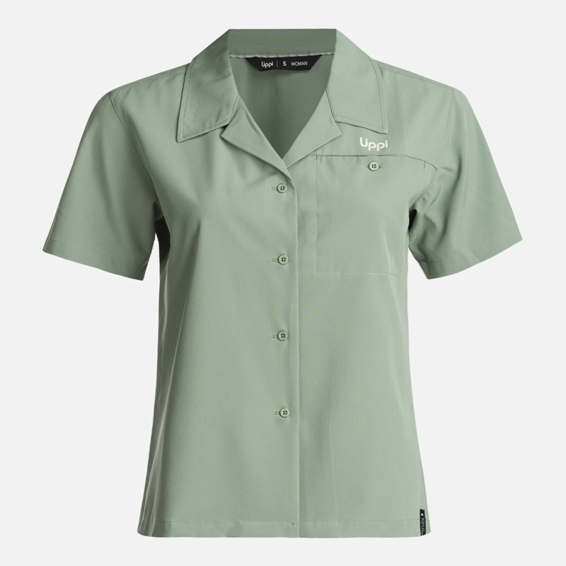 CAMISA MUJER  MURALLON Q- DRY SHIRT VERDE CLARO LIPPI - 1