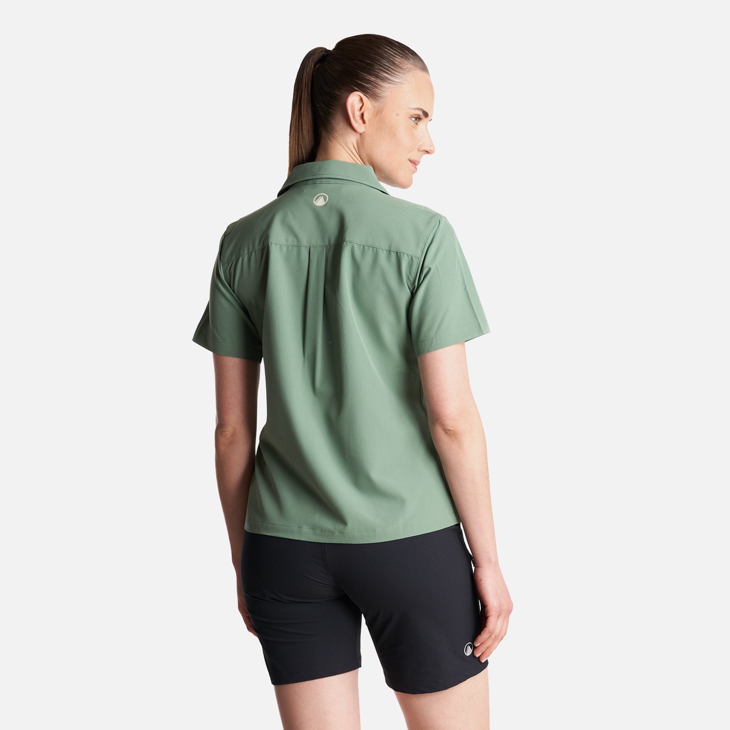 CAMISA MUJER MURALLON Q- DRY SHIRT VERDE CLARO LIPPI - 4