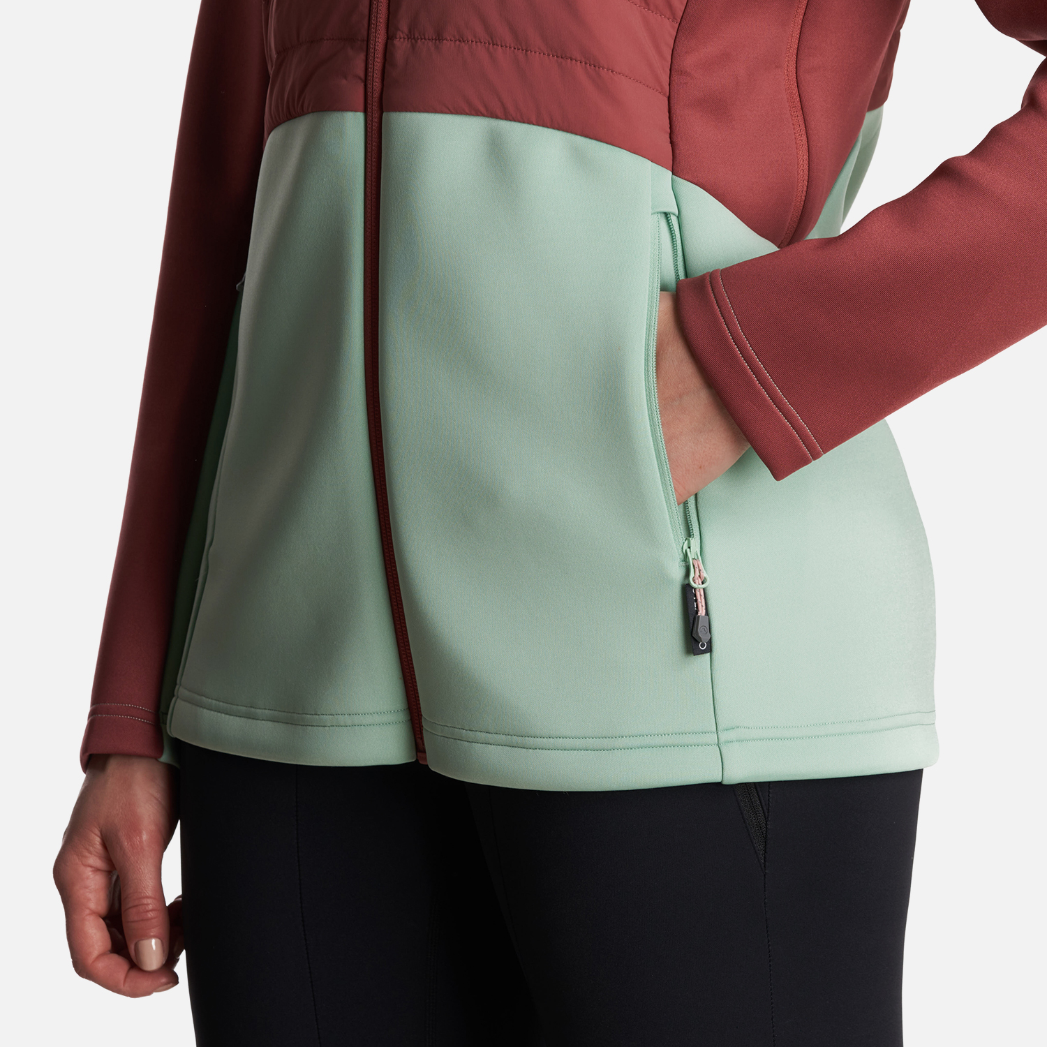 CHAQUETA MUJER COLDMOVE WINDBREAKER STEAMPRO HOODY JACKET ROSA OSCURO LIPPI - 7