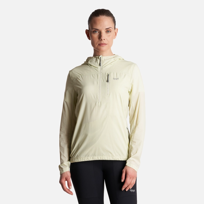 CHAQUETA MUJER  SPRY WINDBREAKER 14 ZIP HOODY JACKET MENTA LIPPI - 2