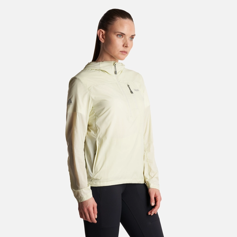 CHAQUETA MUJER  SPRY WINDBREAKER 14 ZIP HOODY JACKET MENTA LIPPI - 3
