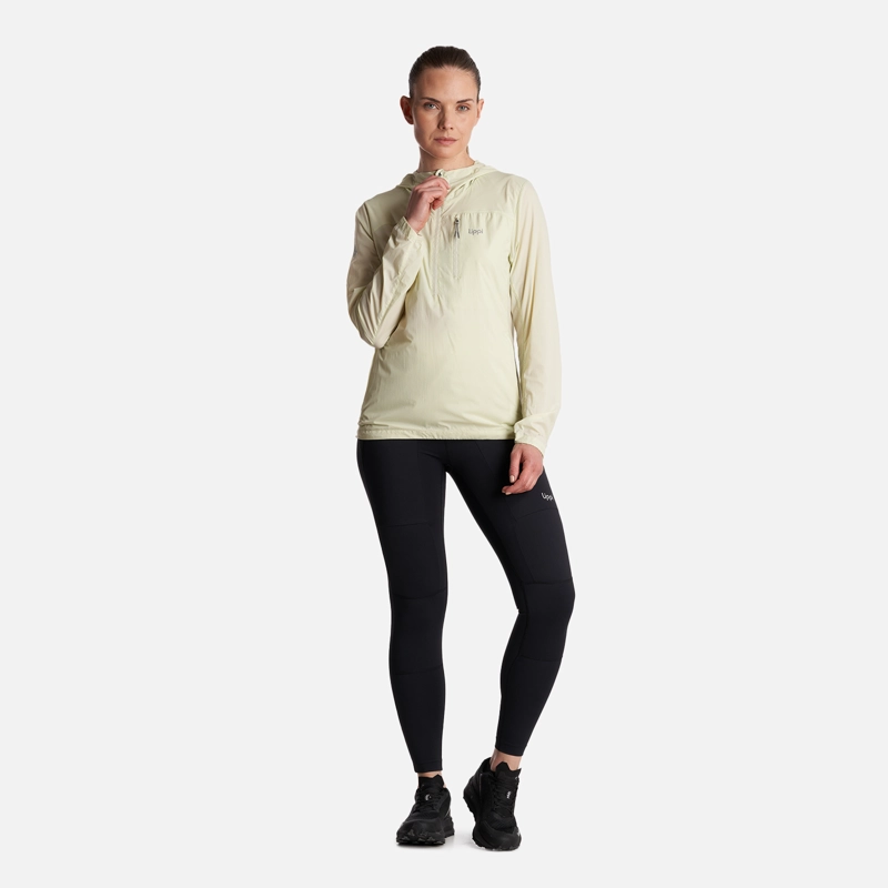 CHAQUETA MUJER  SPRY WINDBREAKER 14 ZIP HOODY JACKET MENTA LIPPI - 8