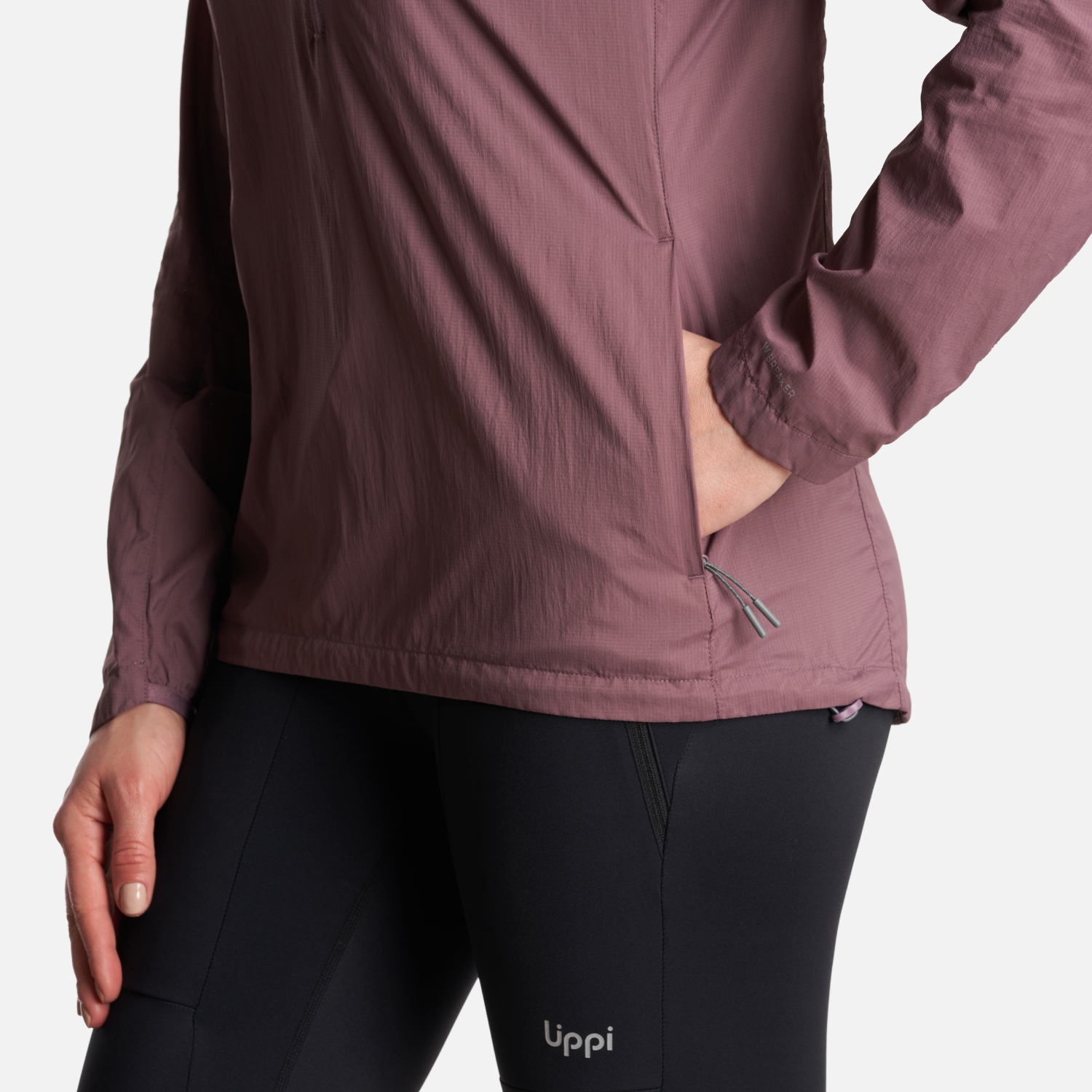 CHAQUETA MUJER SPRY WINDBREAKER 14 ZIP HOODY JACKET MORADO LIPPI - 6