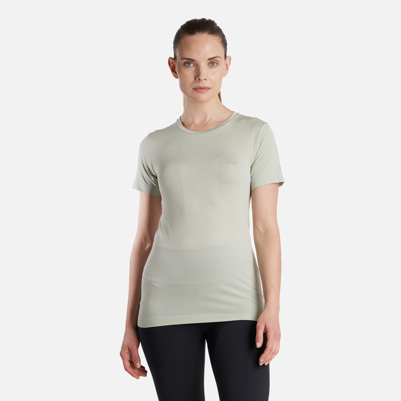 POLERA MUJER  CHALLENGE SEAMLESS T-SHIRT JADE LIPPI - 2