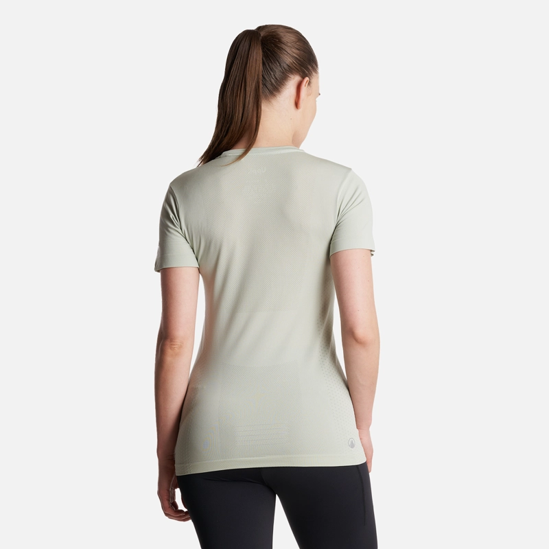 POLERA MUJER  CHALLENGE SEAMLESS T-SHIRT JADE LIPPI - 4