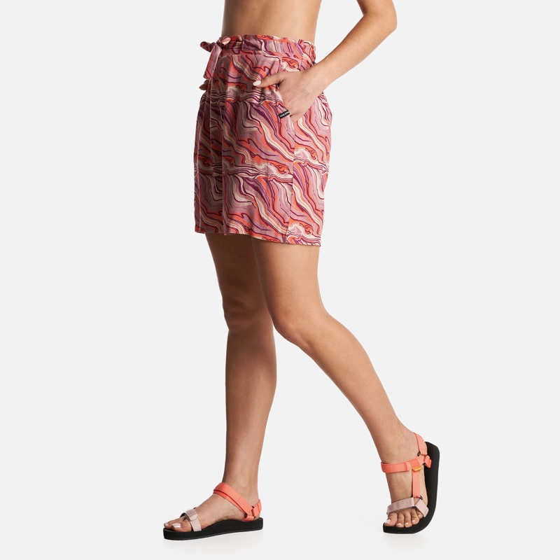 SHORT MUJER JIPOFF PRINT ROSA HAKA HONU - 3