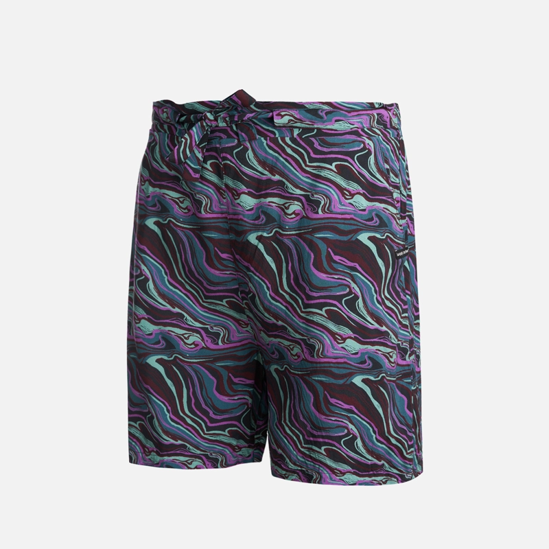 HAKA HONU SHORT MUJER HAKA HONU NEGRO JIPOFF PRINT