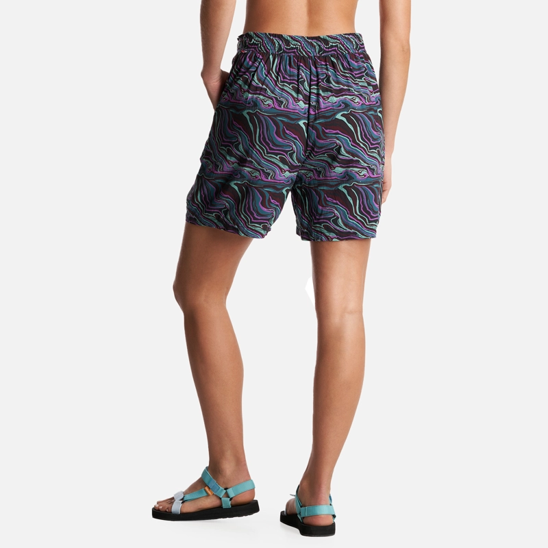 SHORT MUJER HAKA HONU NEGRO JIPOFF PRINT - 4