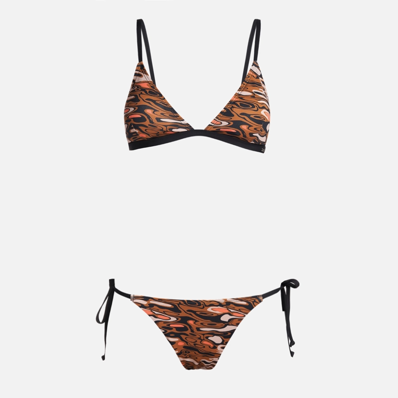TRAJE DE BAÑO MUJER HAKA HONU BAHIA PRINT CAFE - 1