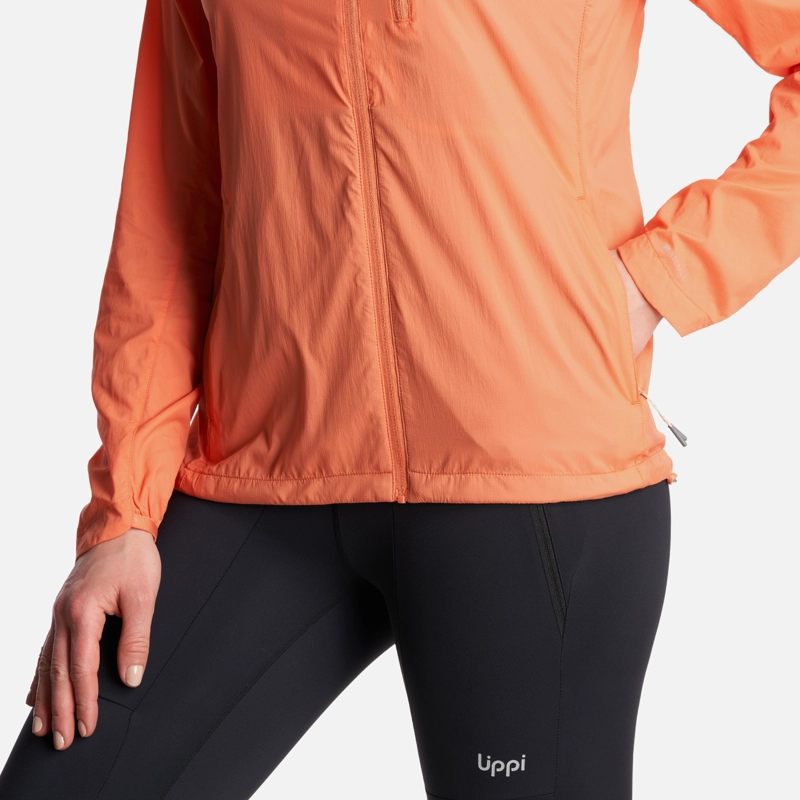 CHAQUETA MUJER  SPRY WINDBREAKER HOODY JACKET SALMON LIPPI - 6