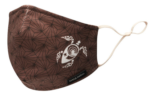 MASCARILLA UNISEX CAPARAZON EN COLOR CAFE HAKA HONU - 1