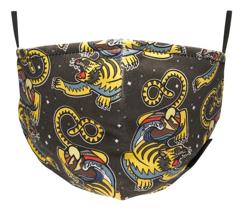 MASCARILLA UNISEX CAPARAZON EN COLOR NEGRO HAKA HONU - 2