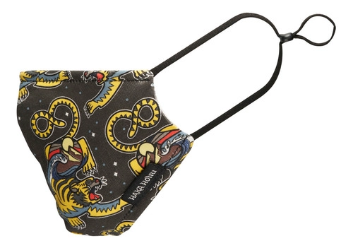 MASCARILLA UNISEX CAPARAZON EN COLOR NEGRO HAKA HONU - 3