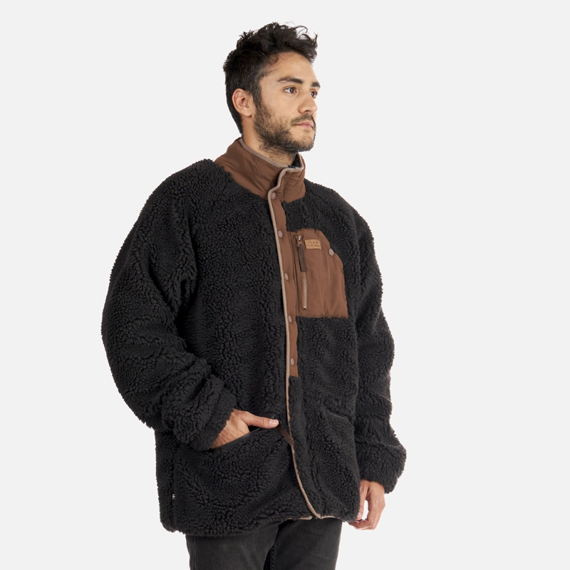 CHAQUETA HOMBRE ZIP-PORRITO NEGRO HAKA HONU - 3