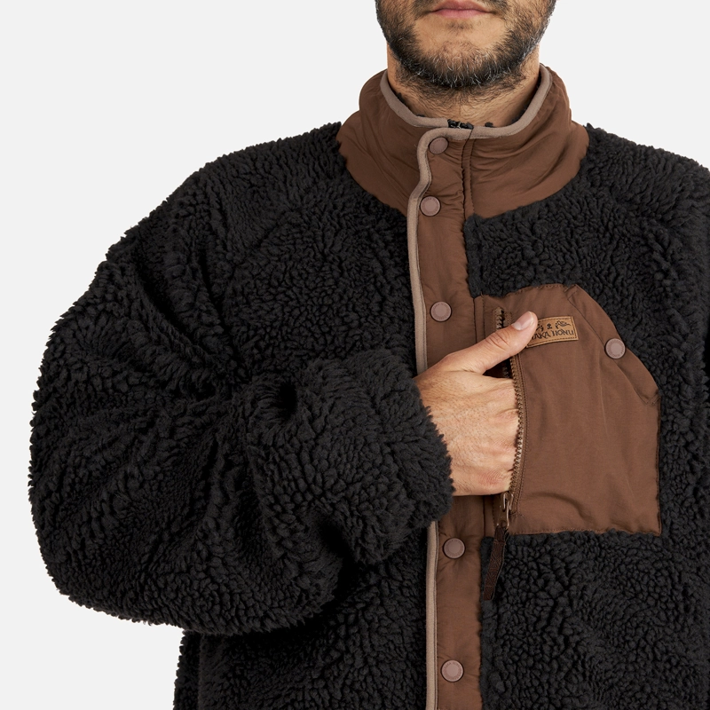 CHAQUETA HOMBRE ZIP-PORRITO NEGRO HAKA HONU - 6