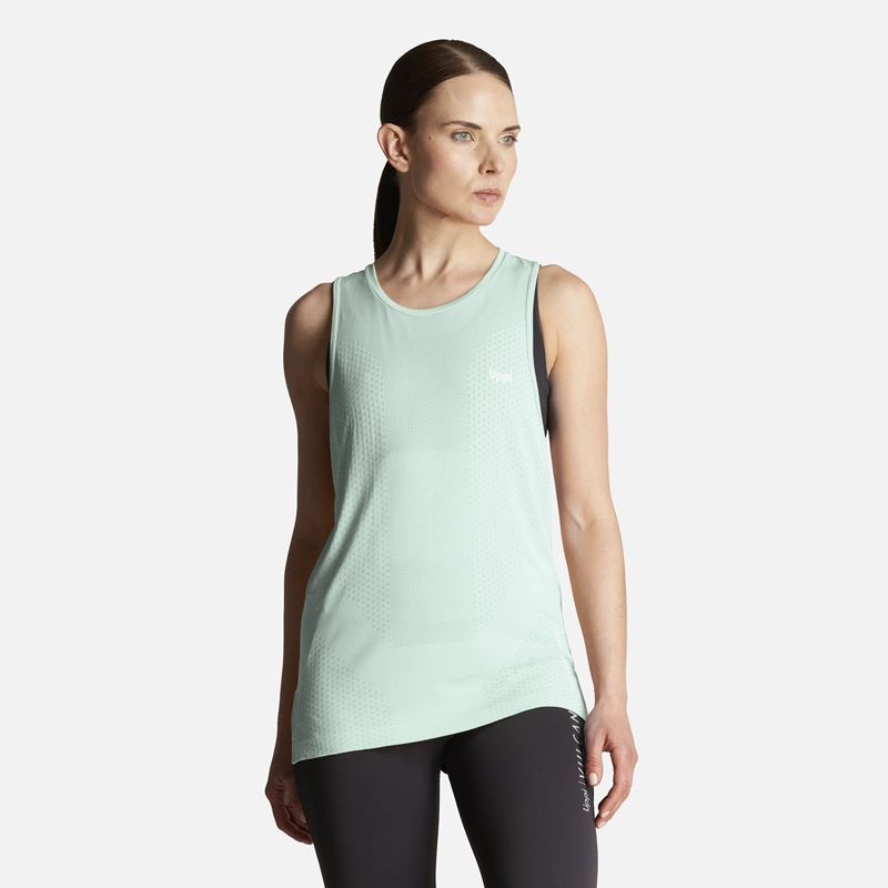POLERA MUJER 4 RUN SEAMLESS TRAIL T-SHIRT CELESTE LIPPI - 2