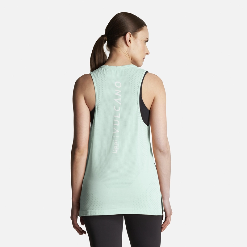 POLERA MUJER 4 RUN SEAMLESS TRAIL T-SHIRT CELESTE LIPPI - 4