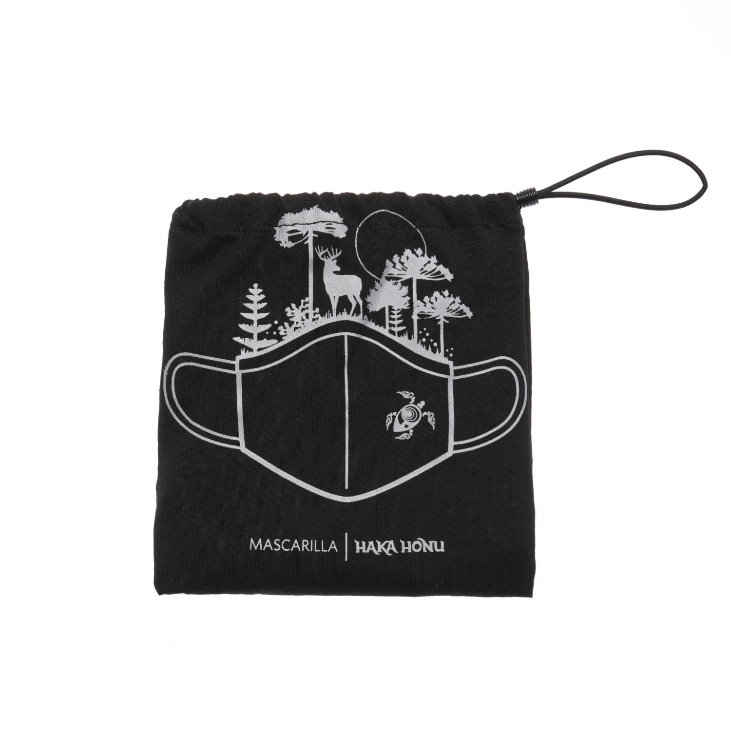 MASCARILLA UNISEX CAPARAZON NEGRA NEGRA HAKA HONU - 5