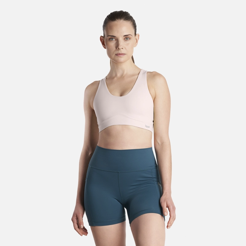 PETO MUJER  RACE SPORTS BRA ROSA CLARO LIPPI - 2