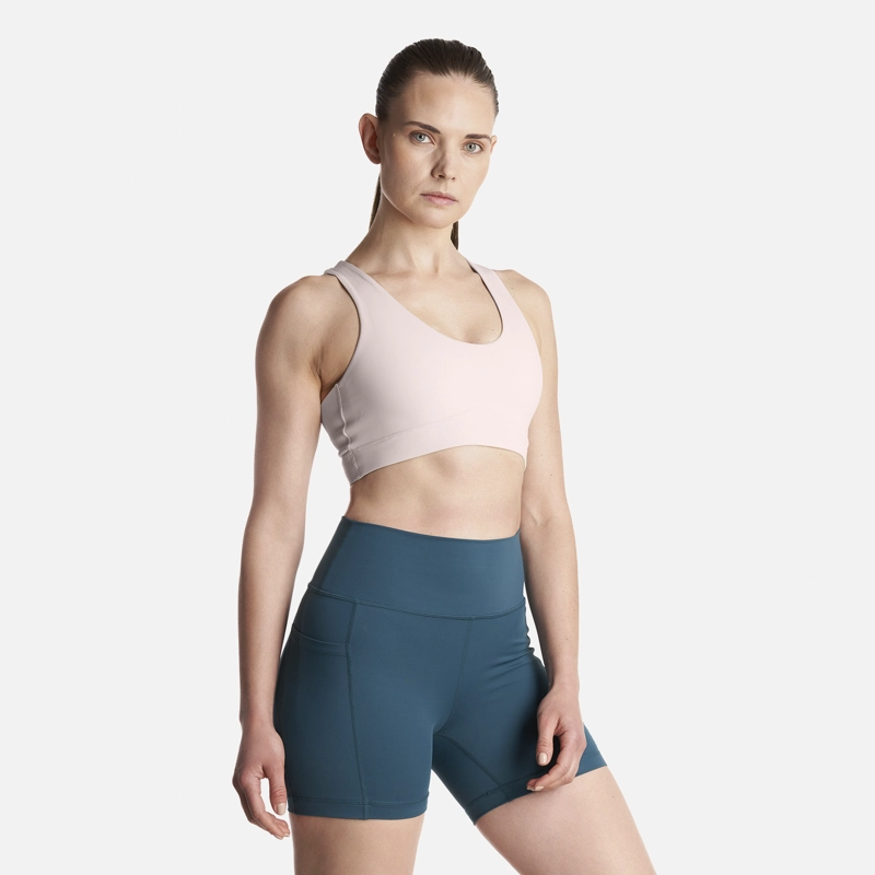 PETO MUJER  RACE SPORTS BRA ROSA CLARO LIPPI - 3