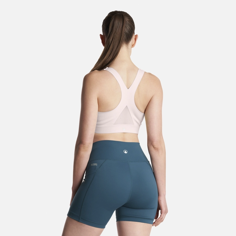 PETO MUJER  RACE SPORTS BRA ROSA CLARO LIPPI - 4