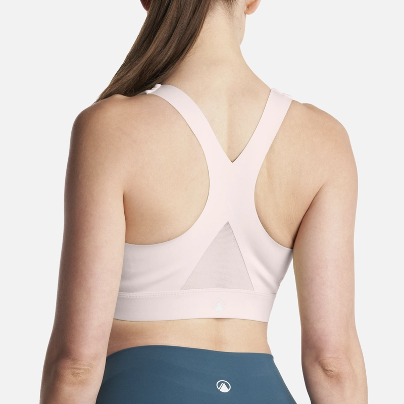 PETO MUJER  RACE SPORTS BRA ROSA CLARO LIPPI - 5