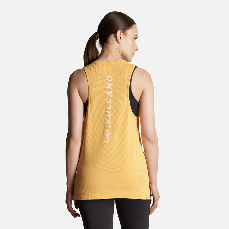 POLERA MUJER 4 RUN SEAMLESS TRAIL T-SHIRT AMARILLO LIPPI - 4