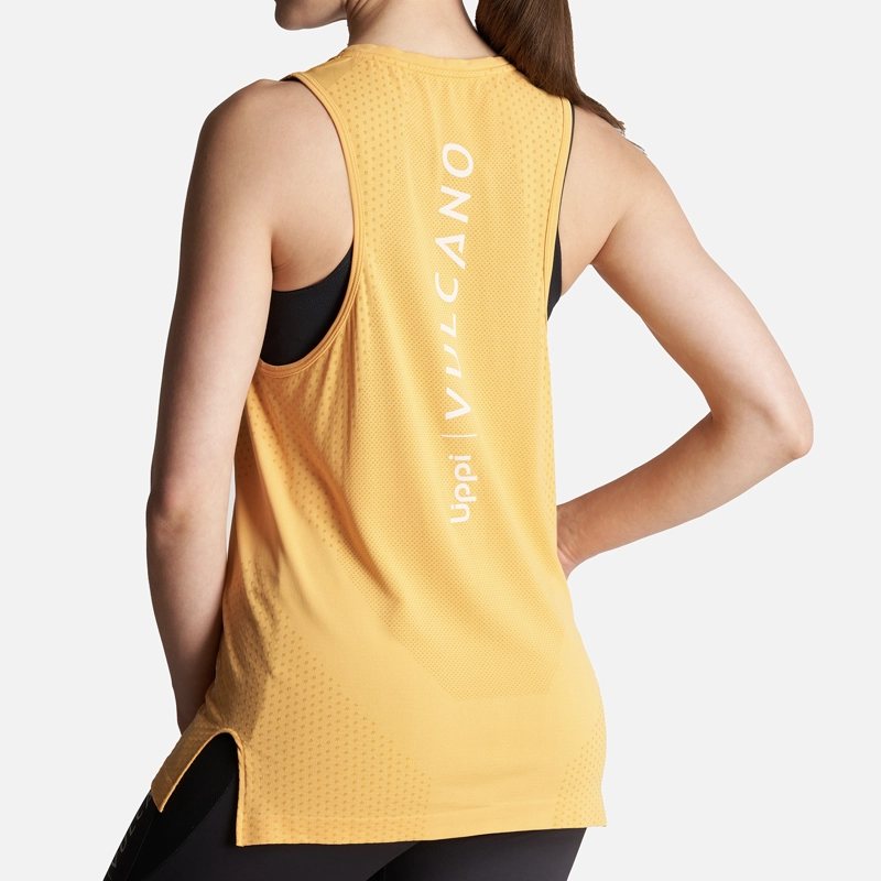 POLERA MUJER 4 RUN SEAMLESS TRAIL T-SHIRT AMARILLO LIPPI - 5