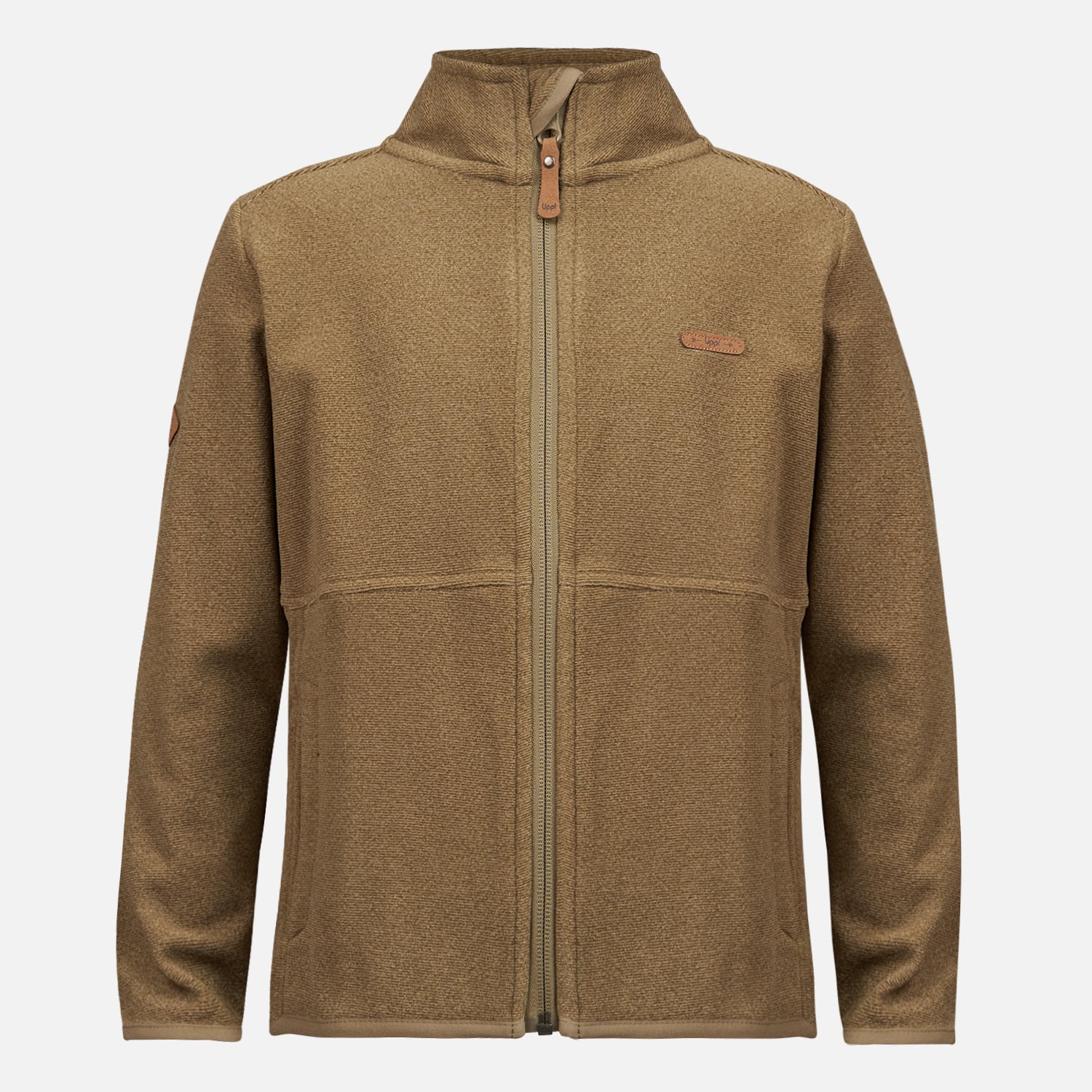 POLERÓN NIÑA LIPPI OLIVA STRIPES NANO-F FULL ZIP - 1