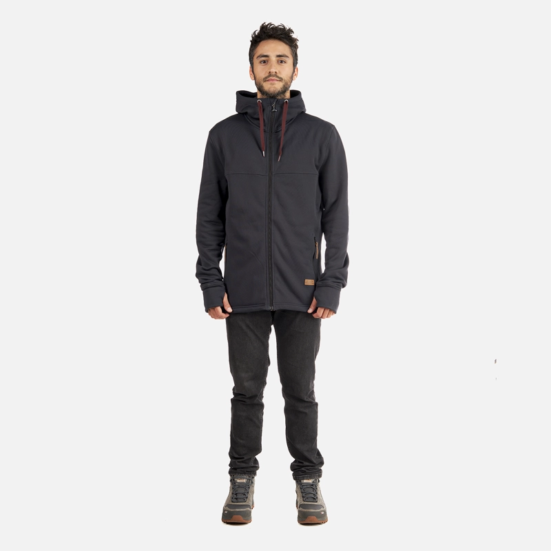 POLERON HOMBRE HOODINI NEGRO HAKA HONU - 7
