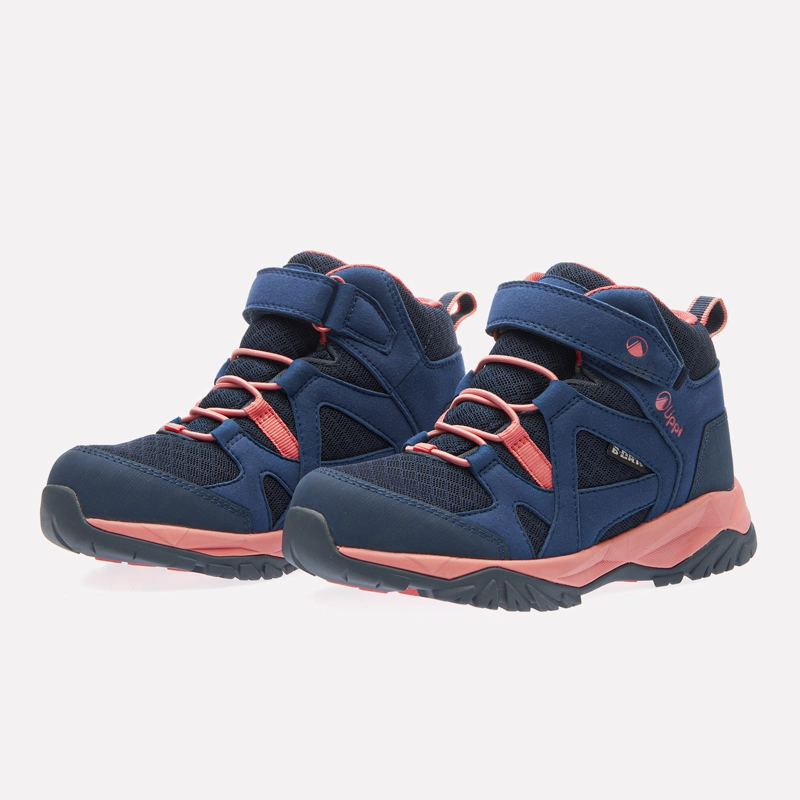 BOTÍN NIÑA LIPPI AZUL TELLUS MID KIDS CORAL - 3