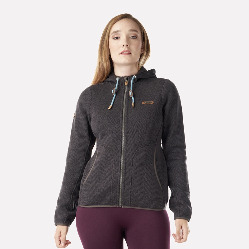 CHAQUETA MUJER ALAMO BLEND-PRO HOODY JACKET GRIS MEDIO LIPPI - 2
