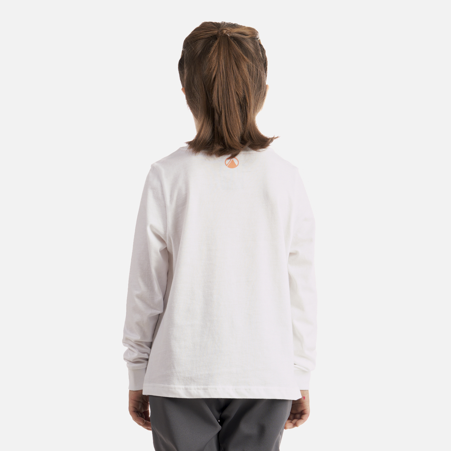 POLERA ALGODÓN NIÑA LIPPI BLANCO LOGO LONG SLEEVE T-SHIRT - 4