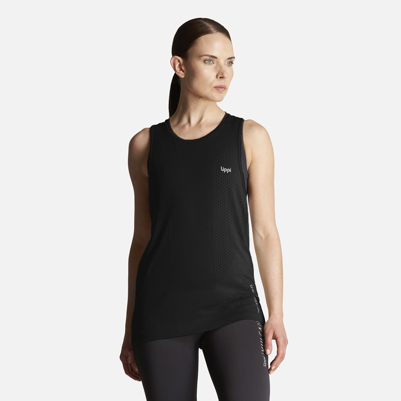 POLERA MUJER 4 RUN SEAMLESS TRAIL T-SHIRT NEGRO LIPPI - 2