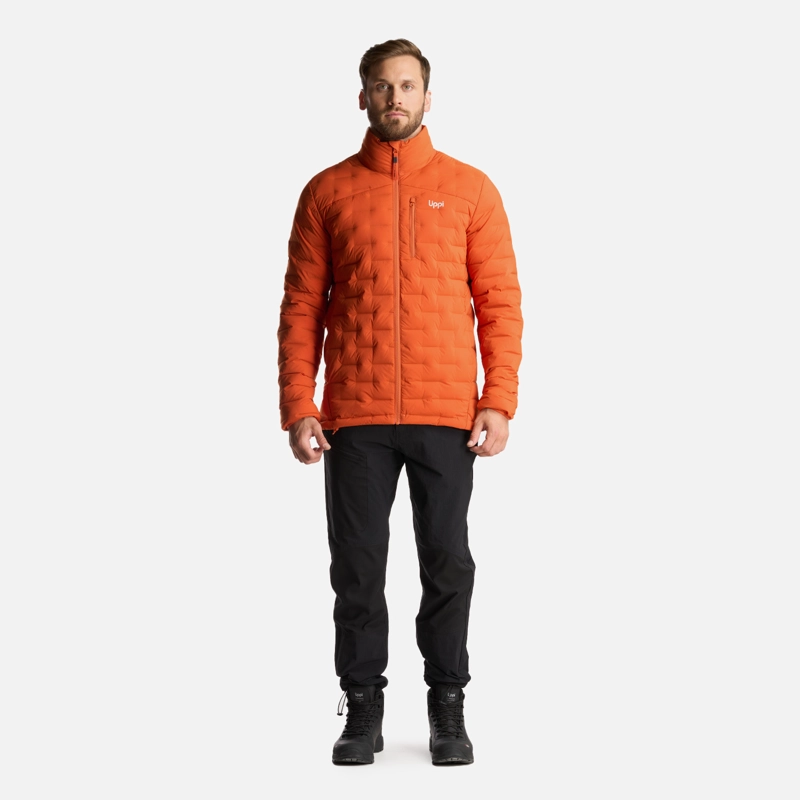CHAQUETA HOMBRE ULTIMATE STRETCH DOWN JACKET NARANJA OSCURO LIPPI - 9