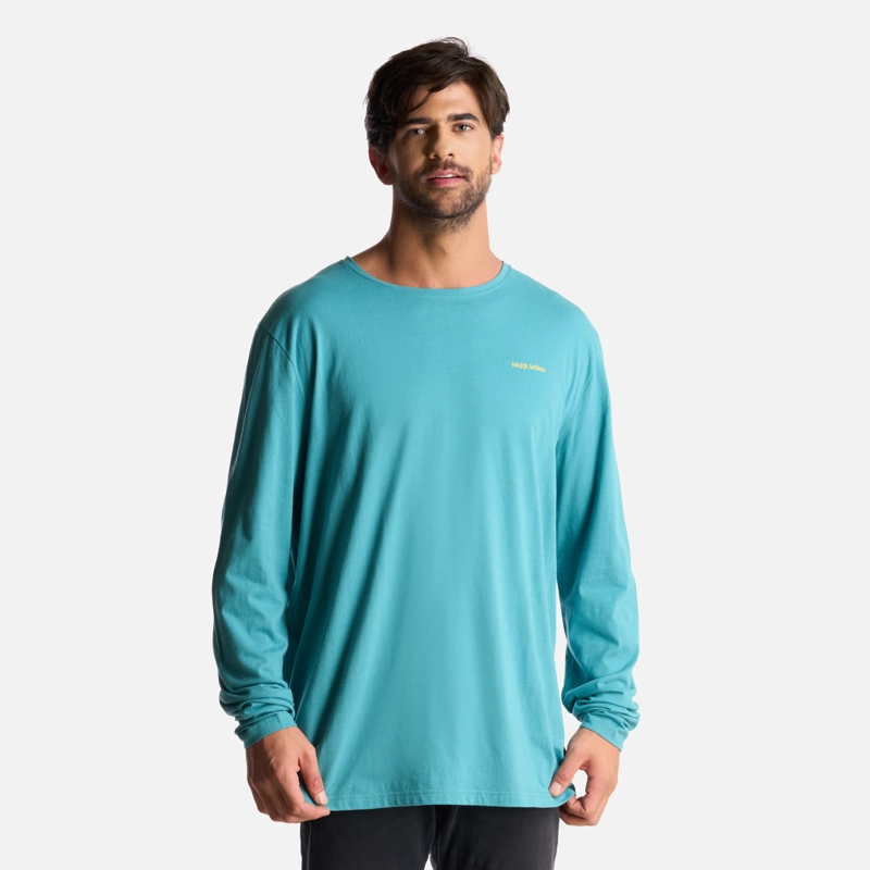 POLERA HOMBRE POLO LARGA TURQUESA HAKA HONU - 2