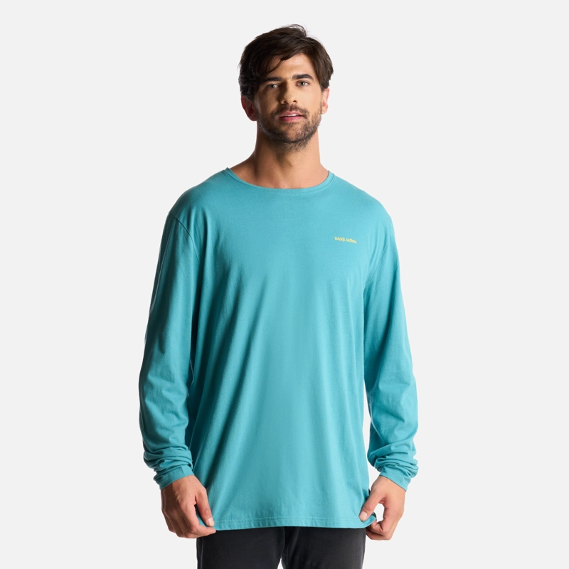 POLERA HOMBRE POLO LARGA TURQUESA HAKA HONU - 2
