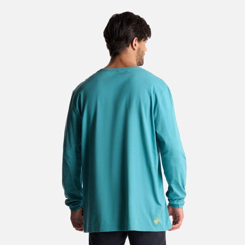 POLERA HOMBRE POLO LARGA TURQUESA HAKA HONU - 4