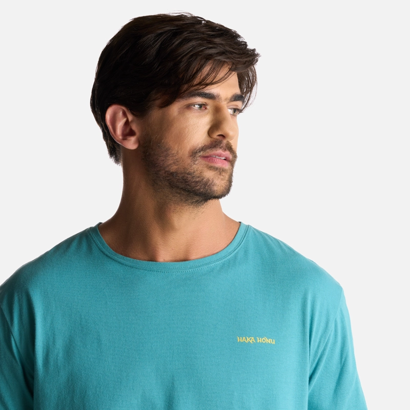 POLERA HOMBRE POLO LARGA TURQUESA HAKA HONU - 5