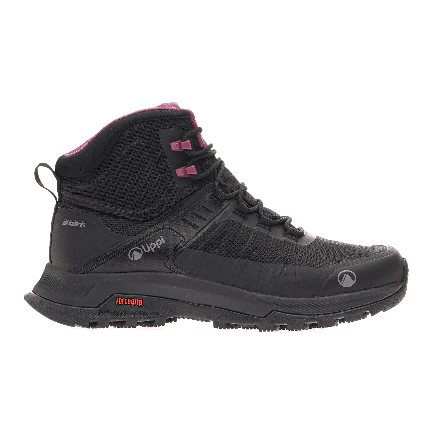 ZAPATILLAS MUJER LIPPI NEGRO VULCANO IRON STONE MID BDRY - 1