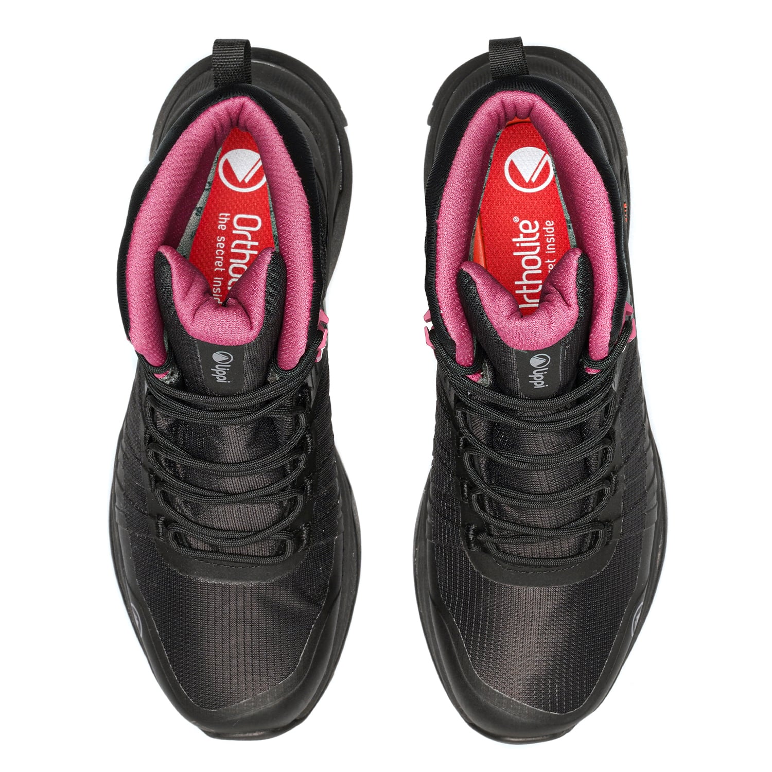 ZAPATILLAS MUJER LIPPI NEGRO VULCANO IRON STONE MID BDRY - 6