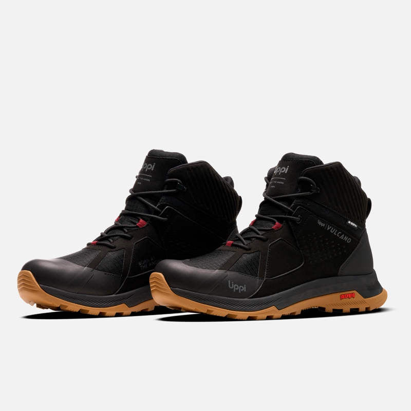 ZAPATILLA HOMBRE VULCANO ONYX MID BDRY NEGRO LIPPI - 4