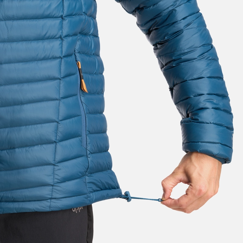 CHAQUETA HOMBRE PEAK DOWN HOODY JACKET PETROLEO LIPPI - 7