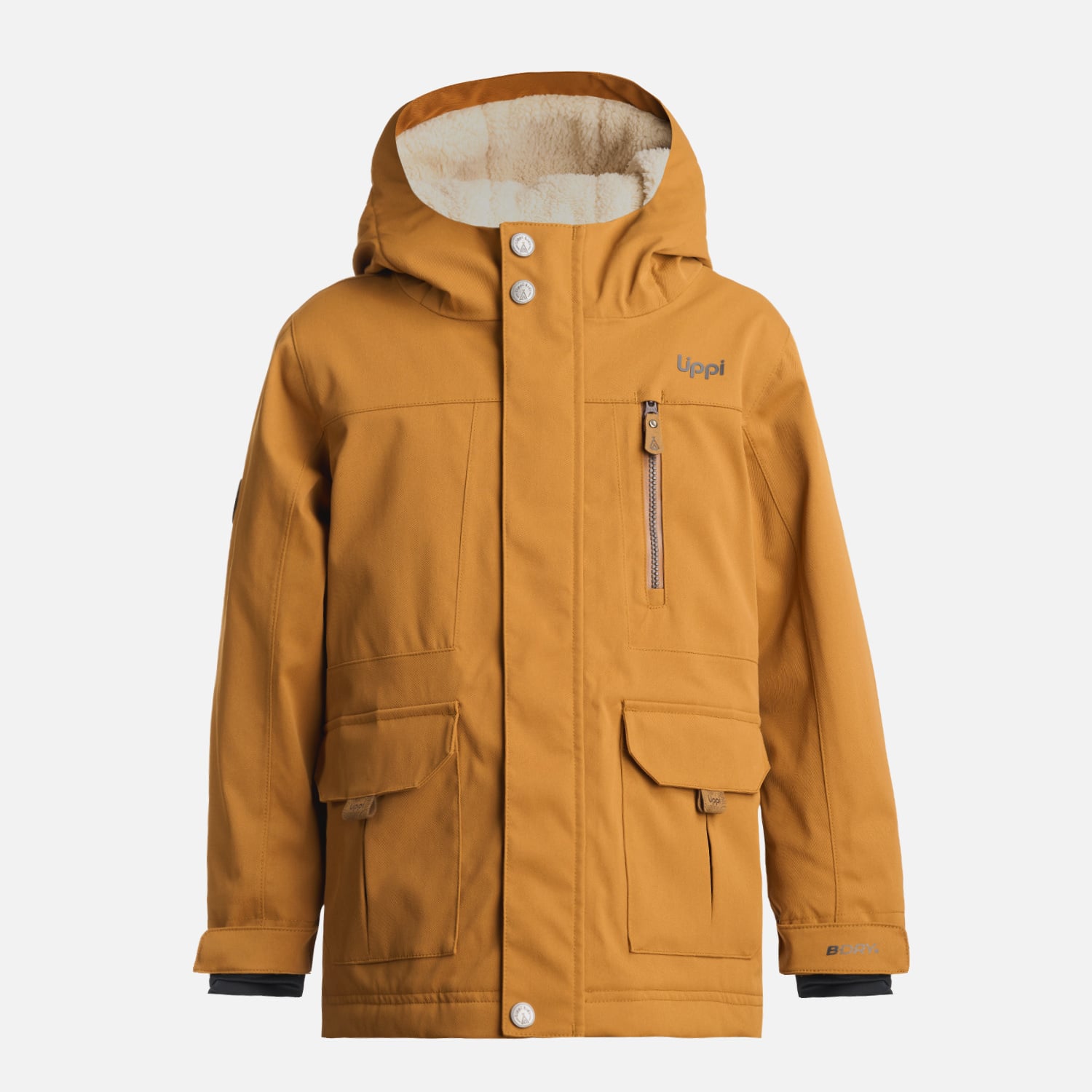 CHAQUETA NIÑO LIPPI CAFÉ CLARO ROBLE B-DRY HOODY JACKET - 1