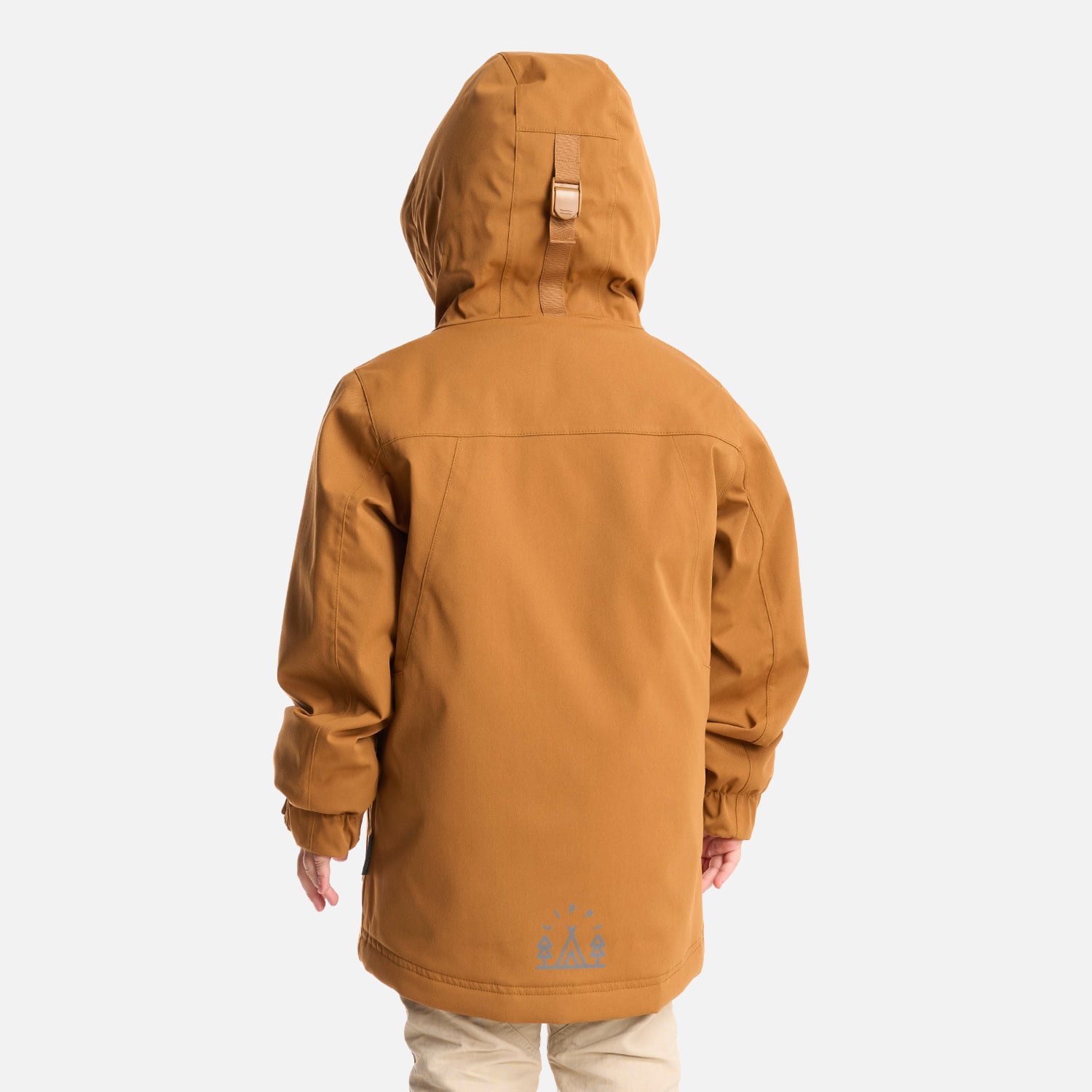 CHAQUETA NIÑO LIPPI CAFÉ CLARO ROBLE B-DRY HOODY JACKET - 3