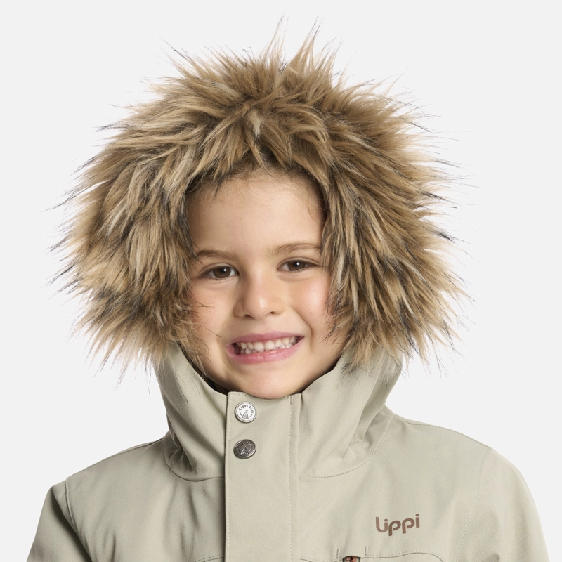 CHAQUETA NIÑA ROBLE B-DRY HOODY JACKET VERDE GRISACEO LIPPI I24 - 5