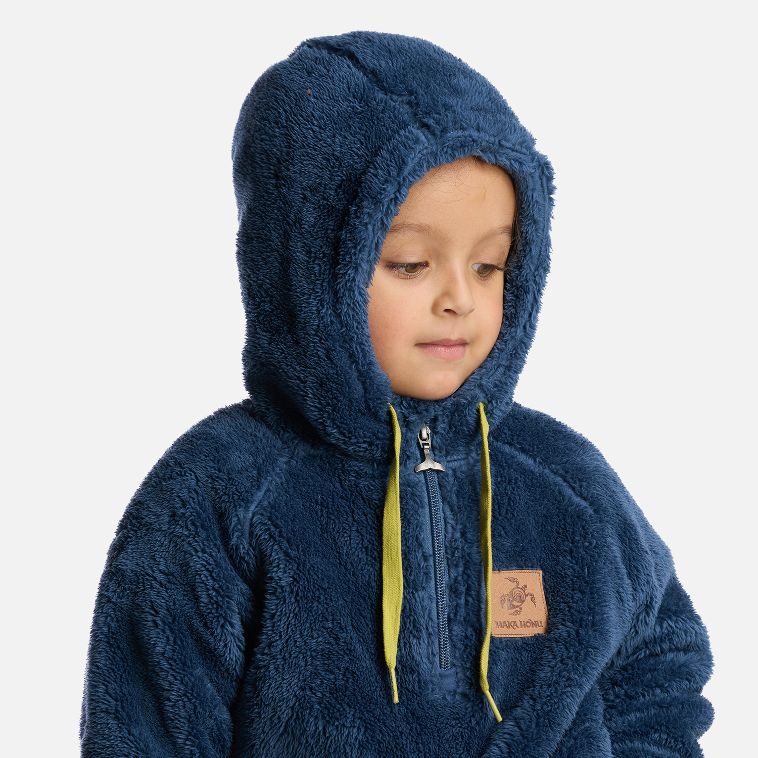 POLERON NIÑO MINI CANGUR-OSO AZUL OSCURO HAKA HONU - 4